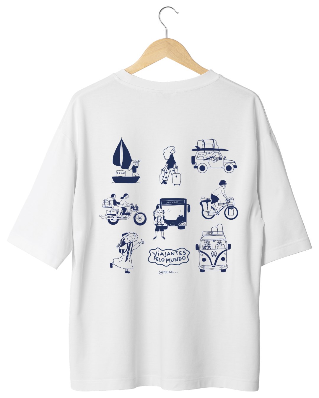 Camiseta Eterna Viajante – costas